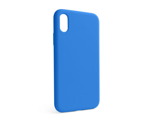 Чохол Full Silicone Case для Apple iPhone X, Xs royal blue (03) (без логотипу)