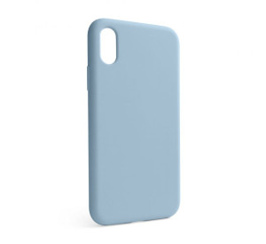 Чохол Full Silicone Case для Apple iPhone X, Xs light blue (05) (без логотипу)