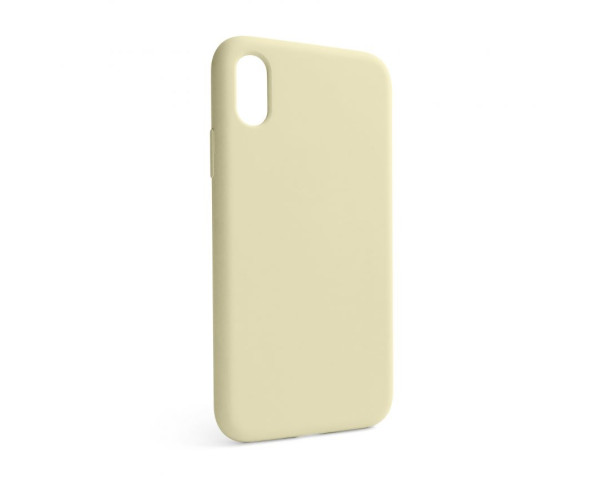 Чохол Full Silicone Case для Apple iPhone X, Xs antique white (10) (без логотипу)