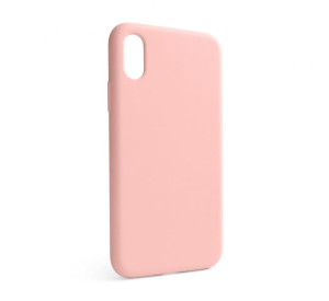 Чохол Full Silicone Case для Apple iPhone X, Xs light pink (12) (без логотипу)