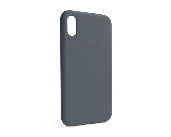 Чохол Full Silicone Case для Apple iPhone X, Xs dark grey (15)