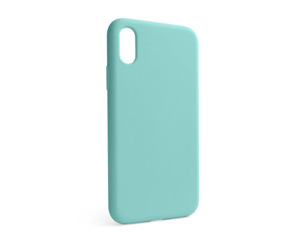 Чохол Full Silicone Case для Apple iPhone X, Xs sea blue (21) (без логотипу)