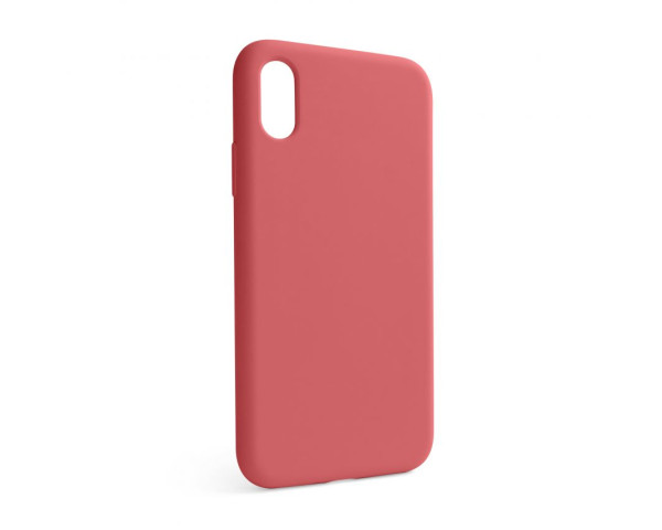 Чохол Full Silicone Case для Apple iPhone X, Xs camellia (25) (без логотипу)