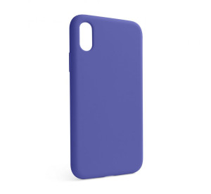 Чохол Full Silicone Case для Apple iPhone X, Xs purple (34) (без логотипу)