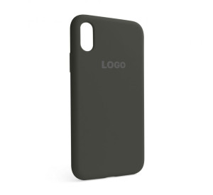 Чохол Full Silicone Case для Apple iPhone X, Xs dark olive (35)