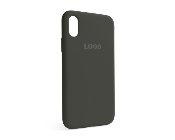 Чехол Full Silicone Case для Apple iPhone X, Xs dark olive (35)