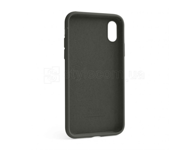 Чехол Full Silicone Case для Apple iPhone X, Xs dark olive (35)