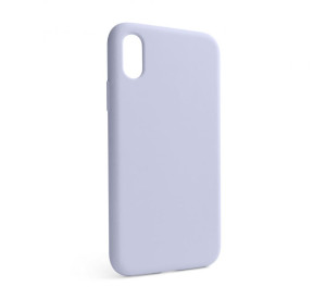 Чохол Full Silicone Case для Apple iPhone X, Xs lilac (39) (без логотипу)