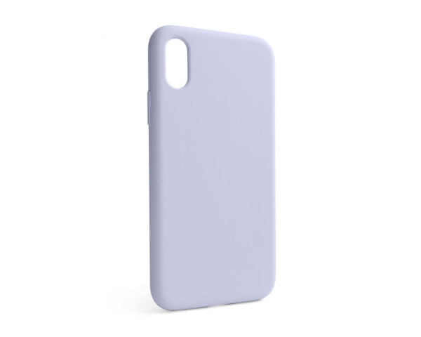 Чехол Full Silicone Case для Apple iPhone X, Xs lilac (39) (без логотипа)