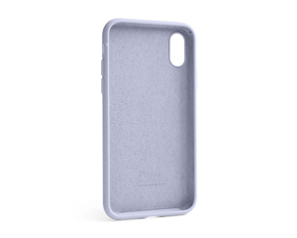 Чехол Full Silicone Case для Apple iPhone X, Xs lilac (39) (без логотипа)