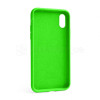 Чохол Full Silicone Case для Apple iPhone X, Xs shiny green (40)