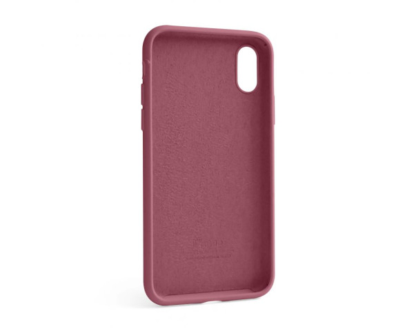 Чехол Full Silicone Case для Apple iPhone X, Xs maroon (42) (без логотипа)