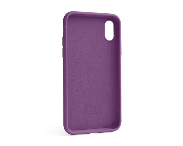 Чохол Full Silicone Case для Apple iPhone X, Xs grape (43) (без логотипу)