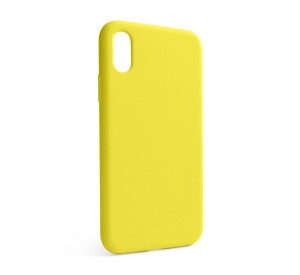 Чохол Full Silicone Case для Apple iPhone X, Xs canary yellow (50) (без логотипу)