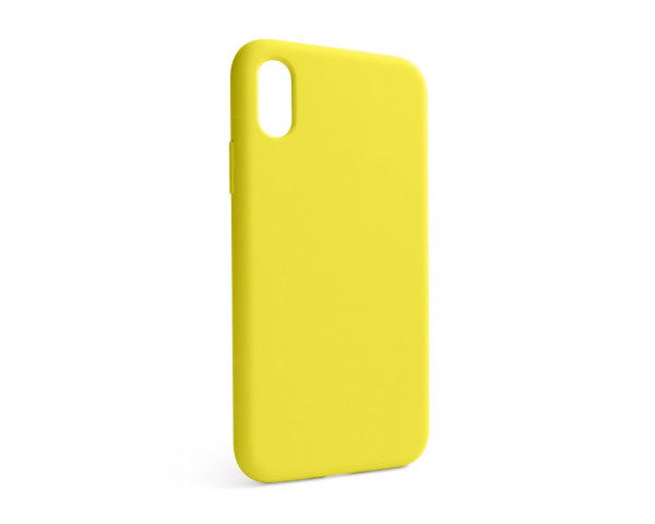 Чохол Full Silicone Case для Apple iPhone X, Xs canary yellow (50) (без логотипу)