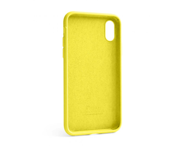 Чохол Full Silicone Case для Apple iPhone X, Xs canary yellow (50) (без логотипу)