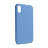 Чохол Full Silicone Case для Apple iPhone X, Xs cornflower (53) (без логотипу)