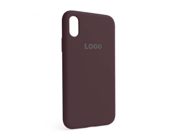 Чехол Full Silicone Case для Apple iPhone X, Xs plum (57)