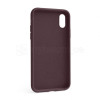 Чехол Full Silicone Case для Apple iPhone X, Xs plum (57)