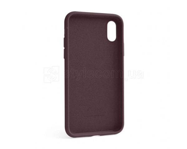 Чехол Full Silicone Case для Apple iPhone X, Xs plum (57)