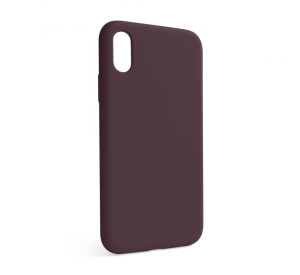Чохол Full Silicone Case для Apple iPhone X, Xs plum (57) (без логотипу)