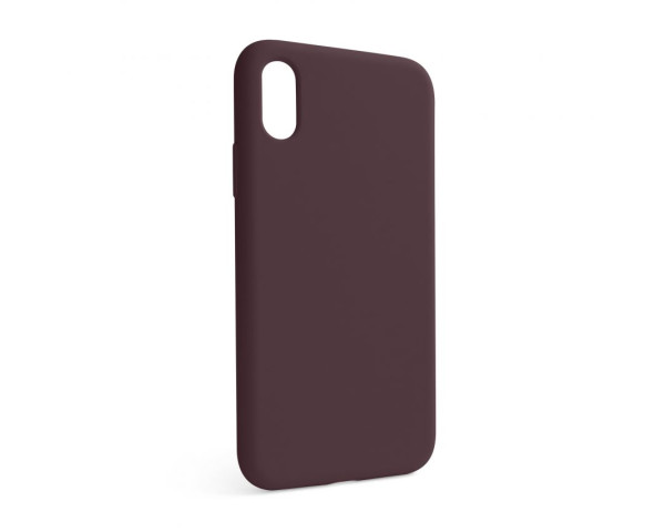 Чехол Full Silicone Case для Apple iPhone X, Xs plum (57) (без логотипа)