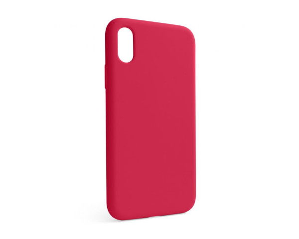 Чохол Full Silicone Case для Apple iPhone X, Xs pomegranate (59) (без логотипу)