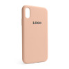 Чохол Full Silicone Case для Apple iPhone X, Xs grapefruit (61)