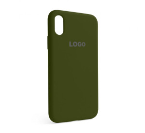 Чохол Full Silicone Case для Apple iPhone X, Xs forest green (63)