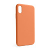 Чохол Full Silicone Case для Apple iPhone X, Xs new peach (66) (без логотипу)
