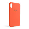 Чехол Full Silicone Case для Apple iPhone Xr apricot (02)