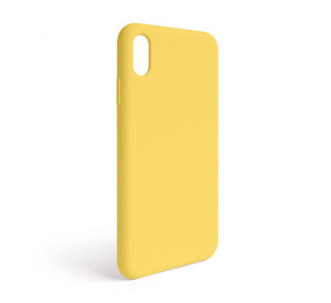 Чохол Full Silicone Case для Apple iPhone Xr yellow (04) (без логотипу)