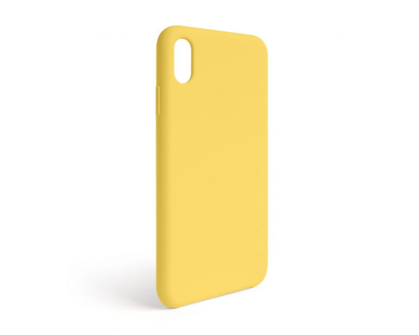 Чохол Full Silicone Case для Apple iPhone Xr yellow (04) (без логотипу)