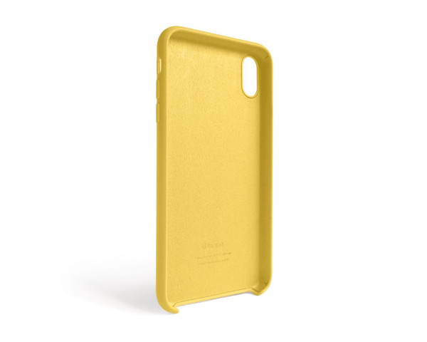 Чохол Full Silicone Case для Apple iPhone Xr yellow (04) (без логотипу)