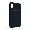 Чохол Full Silicone Case для Apple iPhone Xr dark blue (08)