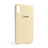 Чохол Full Silicone Case для Apple iPhone Xr antique white (10)