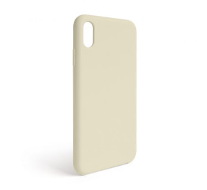 Чехол Full Silicone Case для Apple iPhone Xr antique white (10) (без логотипа)