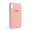 Чохол Full Silicone Case для Apple iPhone Xr light pink (12)