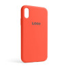Чехол Full Silicone Case для Apple iPhone Xr orange (13)