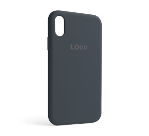 Чохол Full Silicone Case для Apple iPhone Xr dark grey (15)