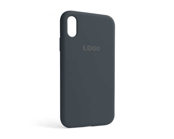Чохол Full Silicone Case для Apple iPhone Xr dark grey (15)