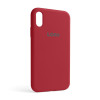 Чехол Full Silicone Case для Apple iPhone Xr camellia (25)