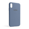 Чохол Full Silicone Case для Apple iPhone Xr lavander grey (28)
