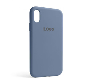 Чохол Full Silicone Case для Apple iPhone Xr lavander grey (28)