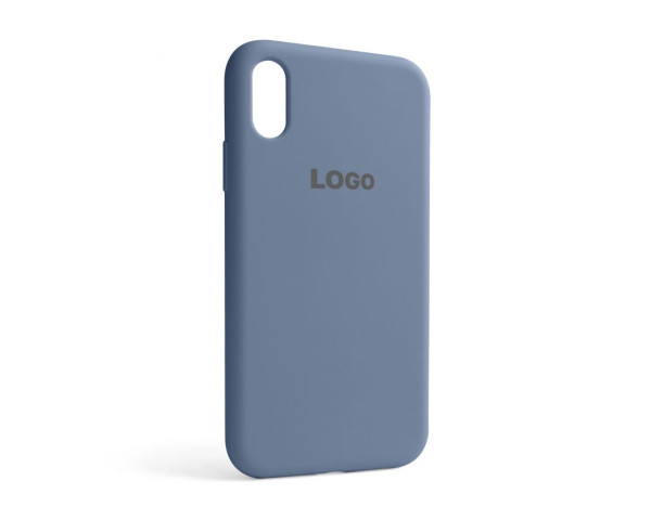Чохол Full Silicone Case для Apple iPhone Xr lavander grey (28)