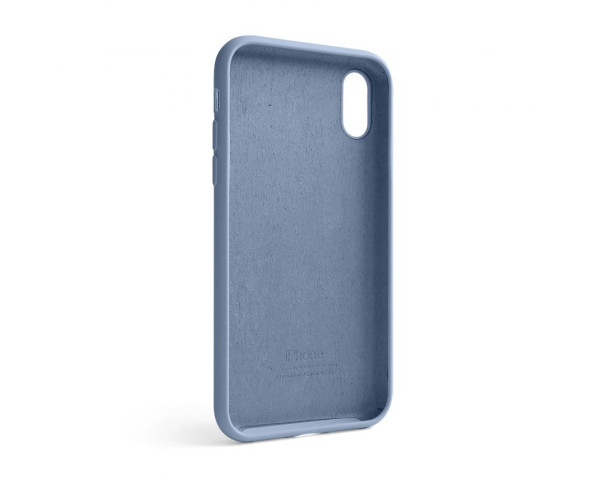 Чохол Full Silicone Case для Apple iPhone Xr lavander grey (28)