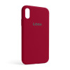 Чохол Full Silicone Case для Apple iPhone Xr rose red (37)