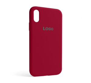 Чохол Full Silicone Case для Apple iPhone Xr rose red (37)