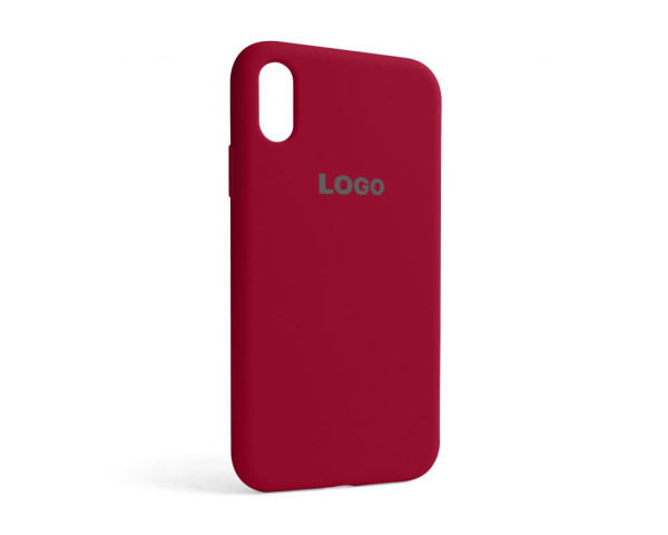 Чохол Full Silicone Case для Apple iPhone Xr rose red (37)