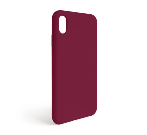 Чохол Full Silicone Case для Apple iPhone Xr rose red (37) (без логотипу)